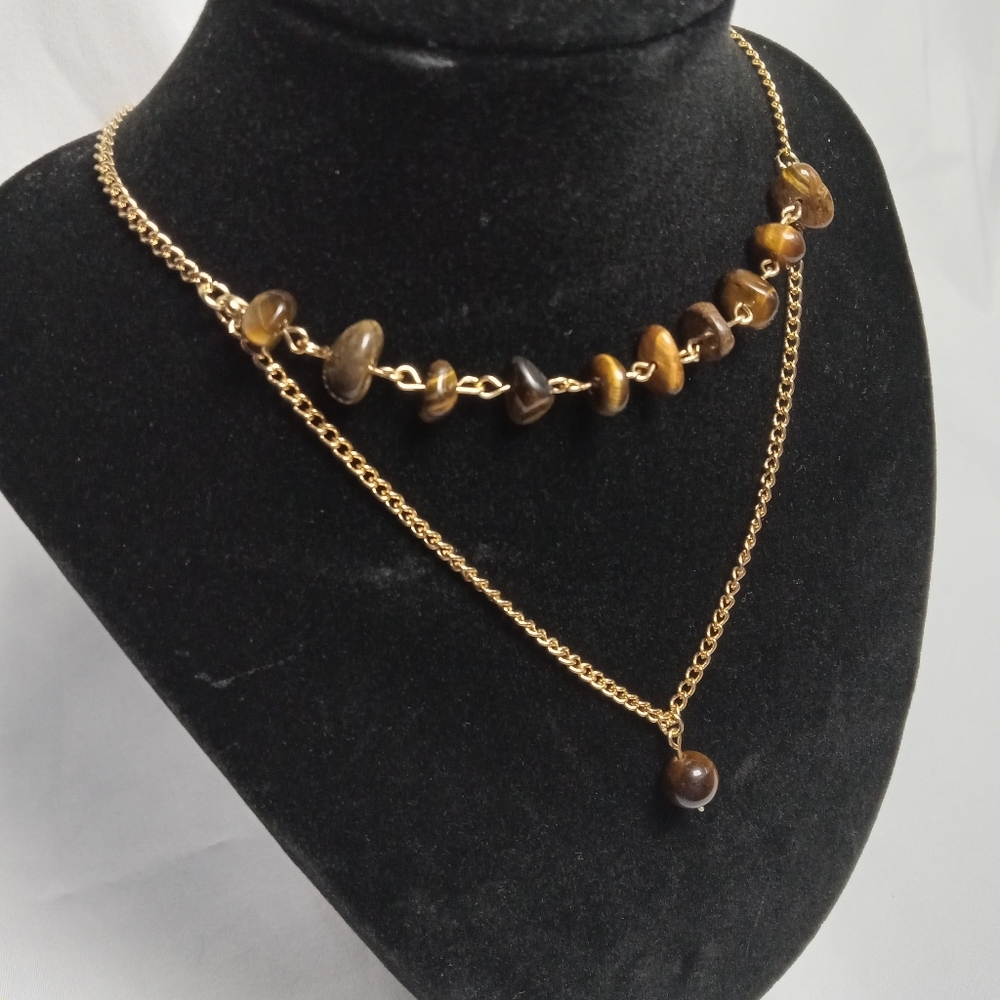 Hand Crafted Tigers Eye Necklace